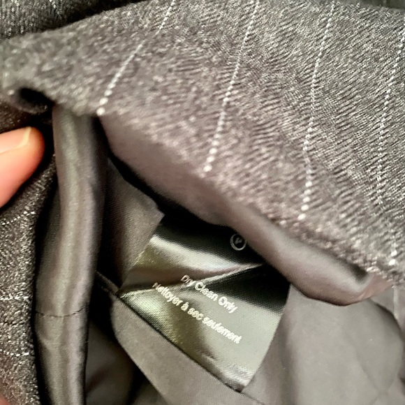 NWT pinstripe gray blazer - Picture 6 of 7